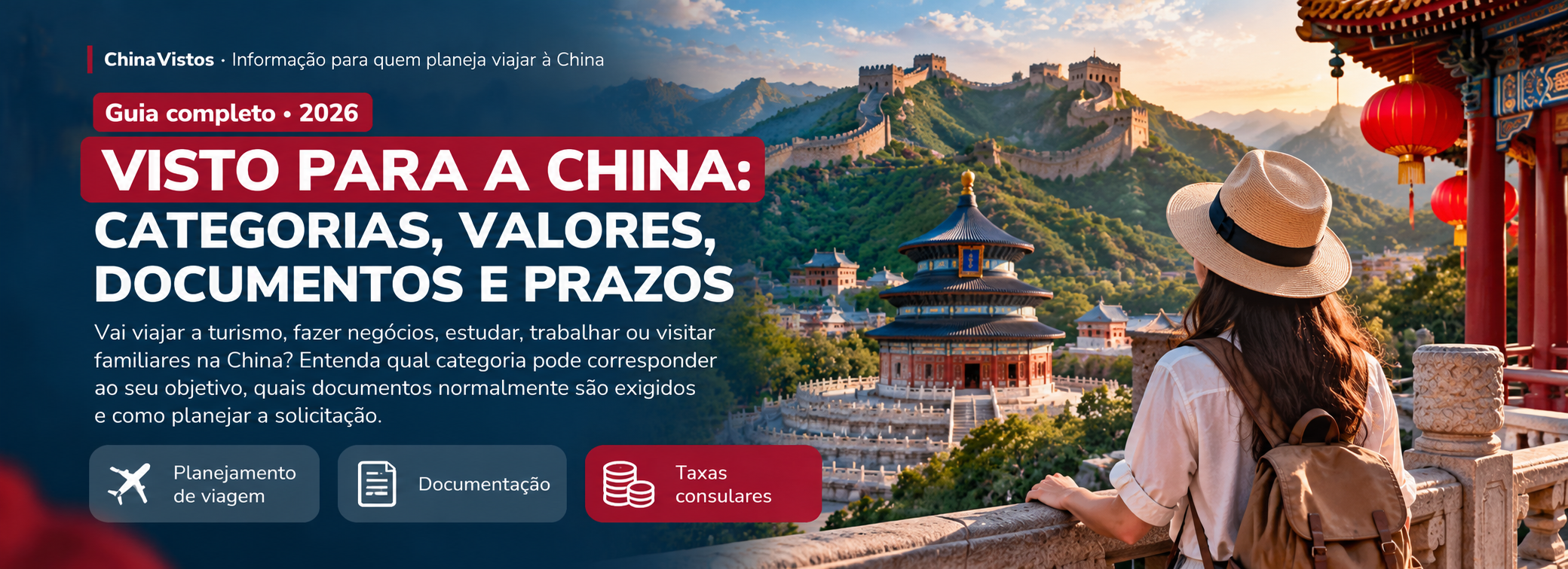 Visto para a china: categorias, valores, documentos e prazos